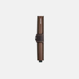 Secrid Miniwallet in Original Leather in Chocolate - Big Bag NY