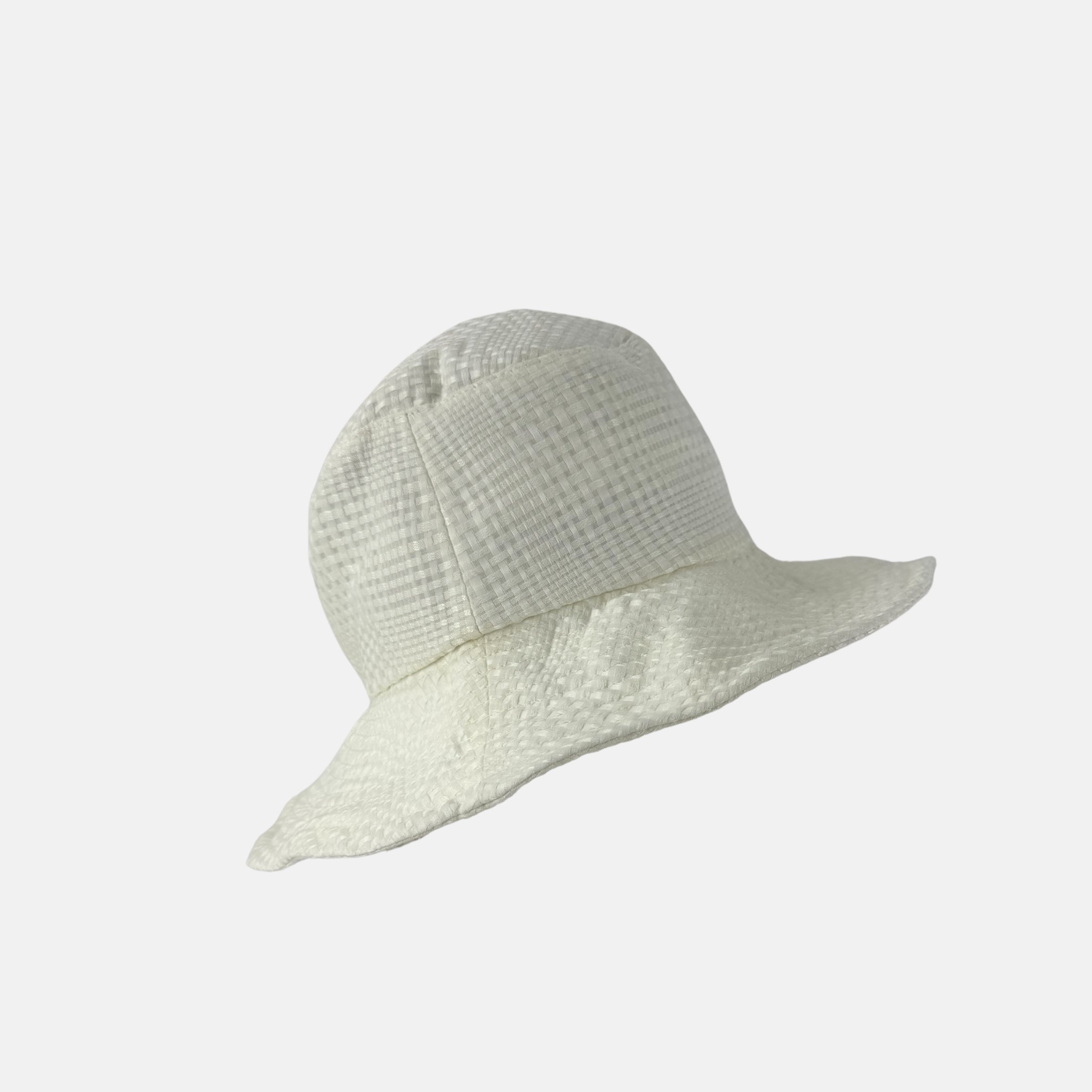 PCNQ THEO Cotton Sun Hat in White - Big Bag NY