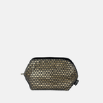 InZu Midi Cosmetic Pouch in Pale Gold Hive - Big Bag NY