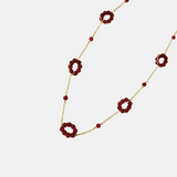 Danielle Welmond Ruby Woven Loops Necklace - Big Bag NY