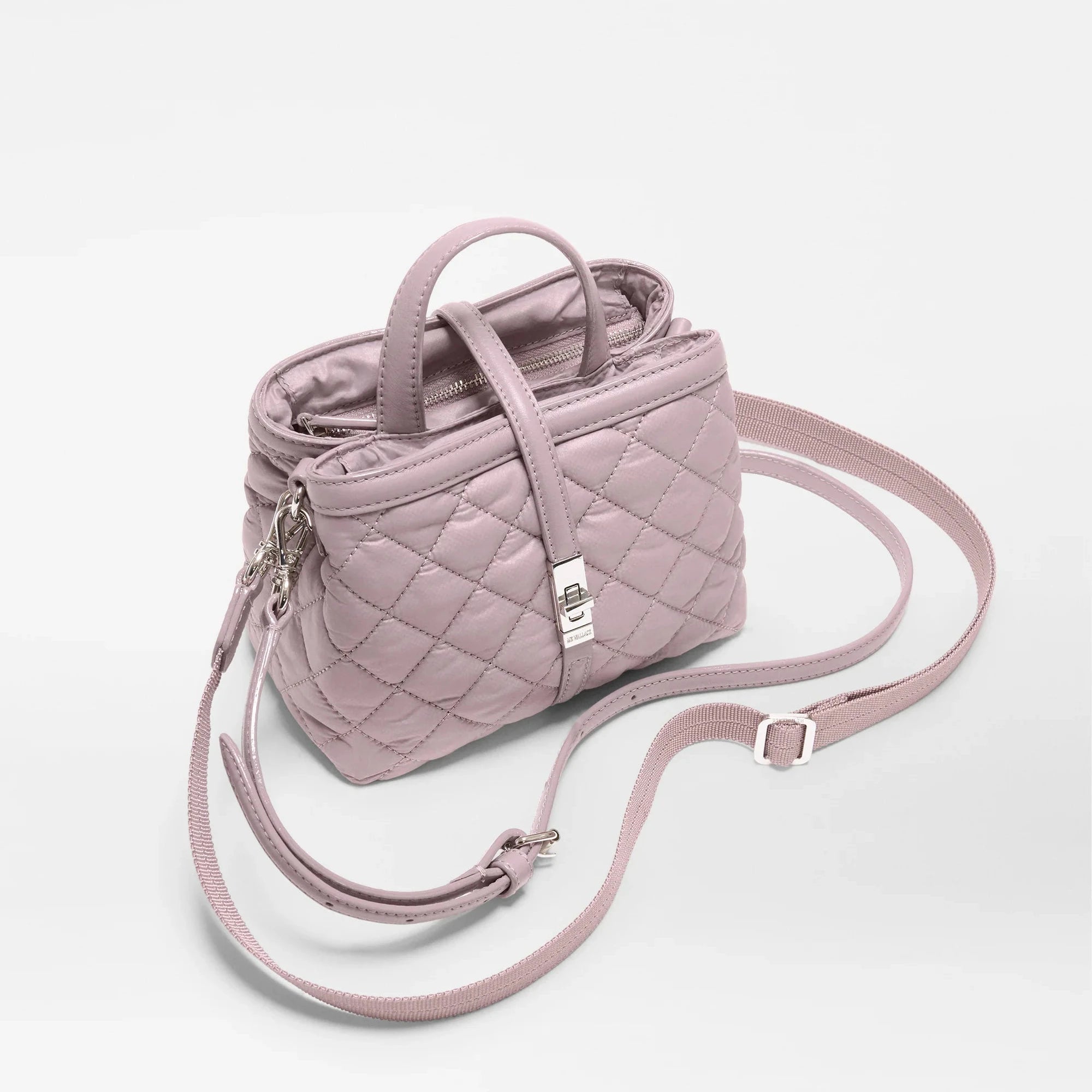MZ WALLACE Mini Astor Top Handle Bag in Quail - Big Bag NY