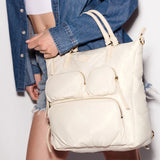 Mz Wallace Chelsea Convertible Backpack in Sandshell - Big Bag NY