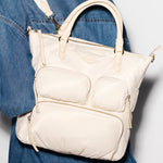 Mz Wallace Chelsea Convertible Backpack in Sandshell - Big Bag NY