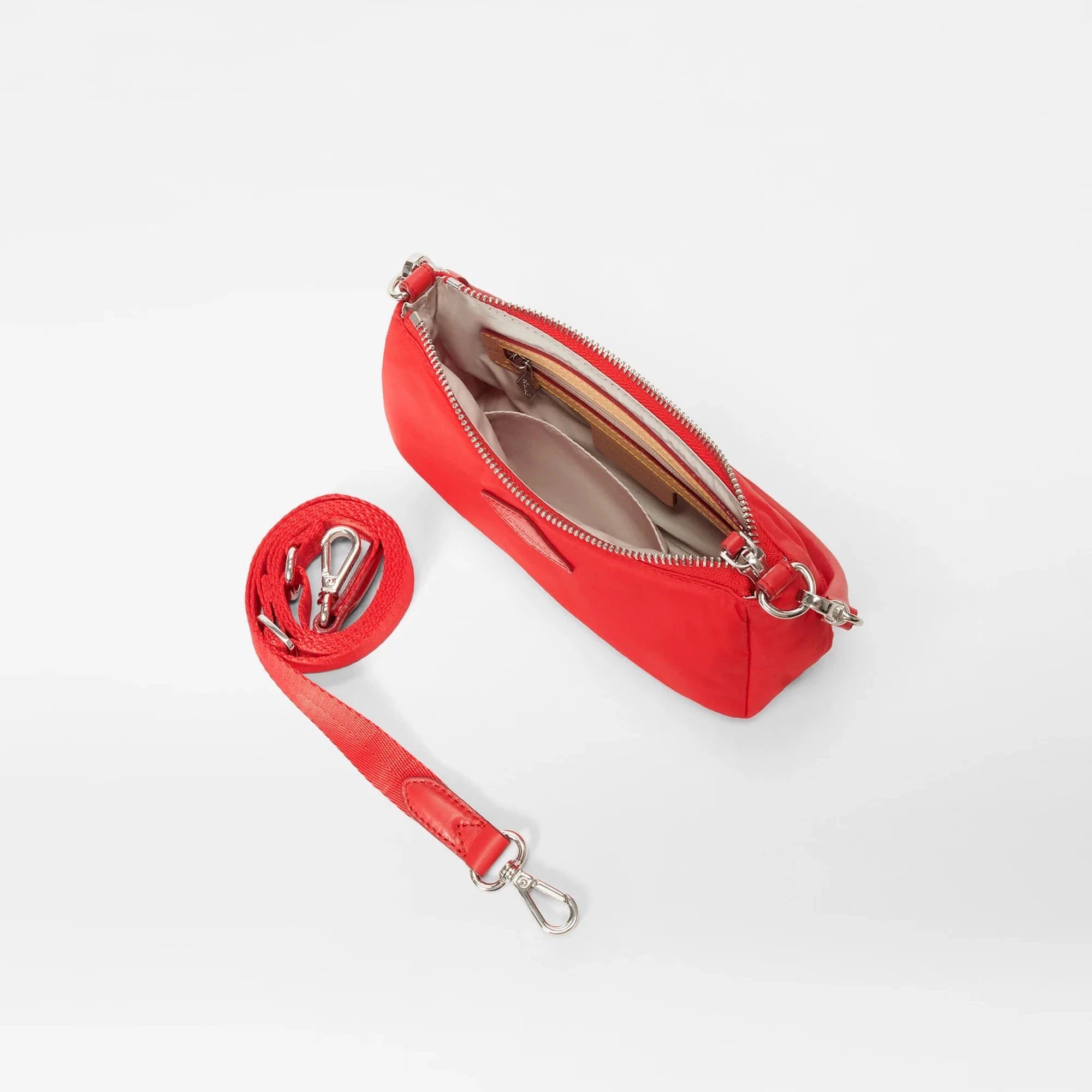 Mini Chelsea Shoulder Bag in Bright Cherry - Big Bag NY