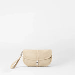 MZ WALLACE Astor Small Convertible Clutch in Buff Mesh - Big Bag NY