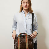 Jack Gomme Light Premium ERNEST M Tote in Brown - Big Bag NY