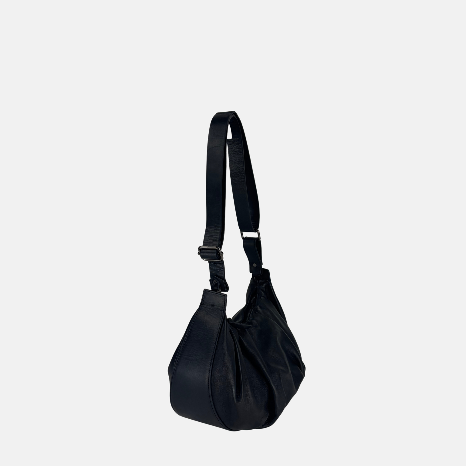 Reptile's House Nappa Lambskin Moon Crossbody Bag - Big Bag NY