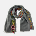 Storiatipic Angie Wool Scarf in Grey - Big Bag NY