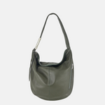 Angi Venezia Large Asymmetric Hobo with Silver Ornament - Big Bag NY