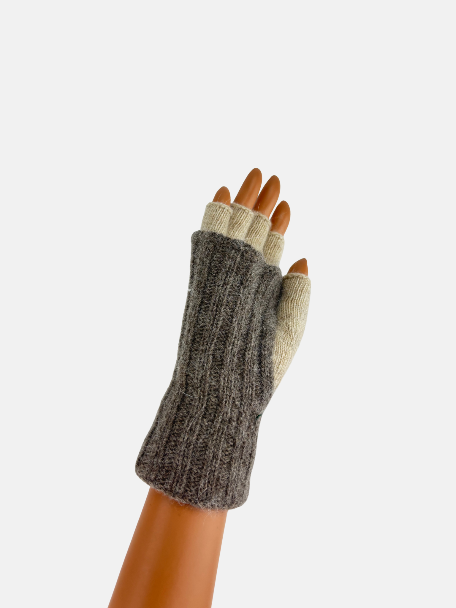 Santacana Two Tone Fingerless Gloves - Big Bag NY
