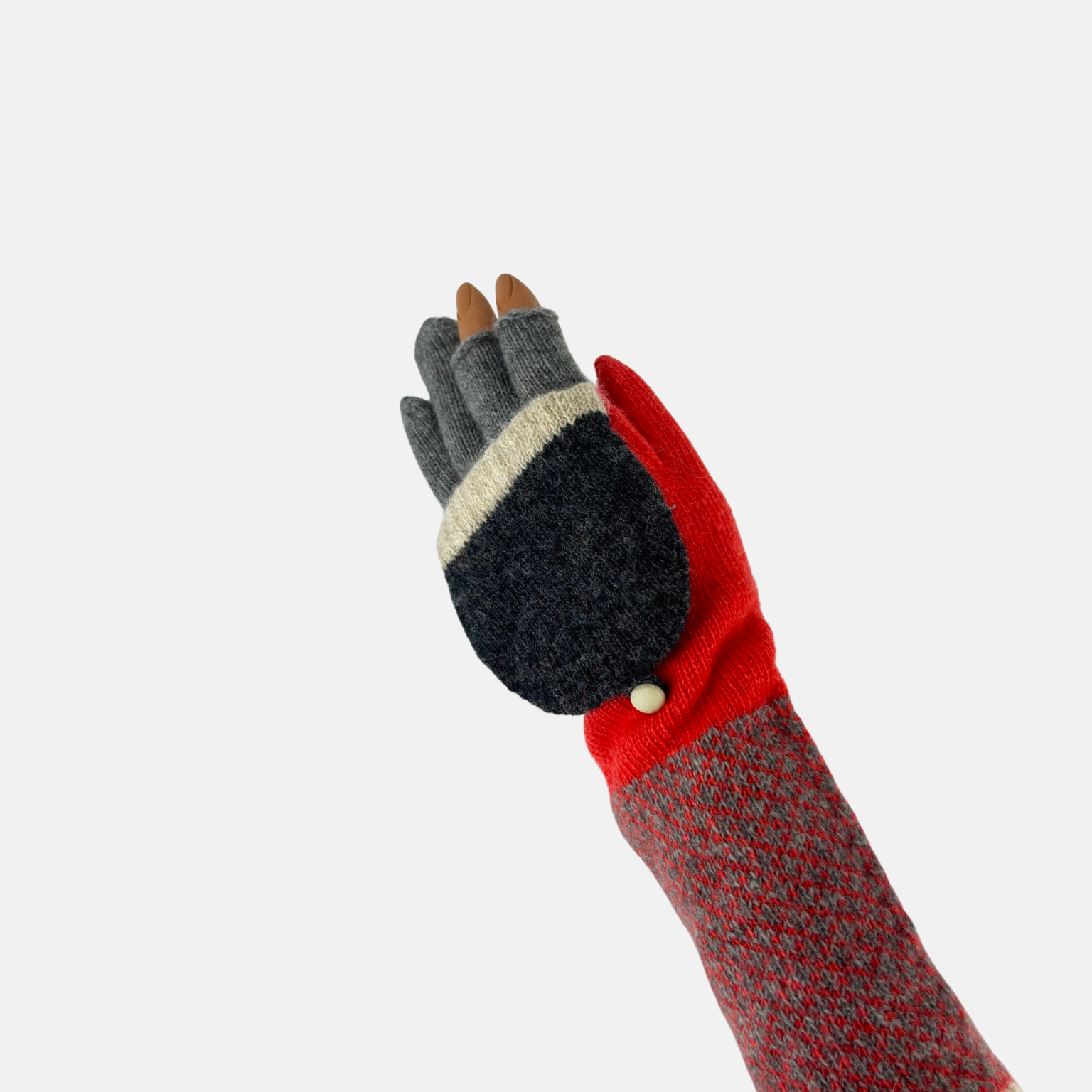 Santacana Cashmere Recycled Wool and Cashmere Long Gloves - Big Bag 