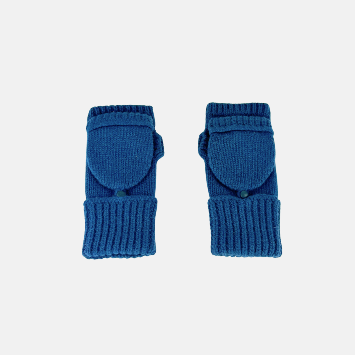 Cashmere and Wool Fingerless Glove with Hood