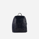 Black Marta Ponti Pocket Leather Backpack - Big Bag NY