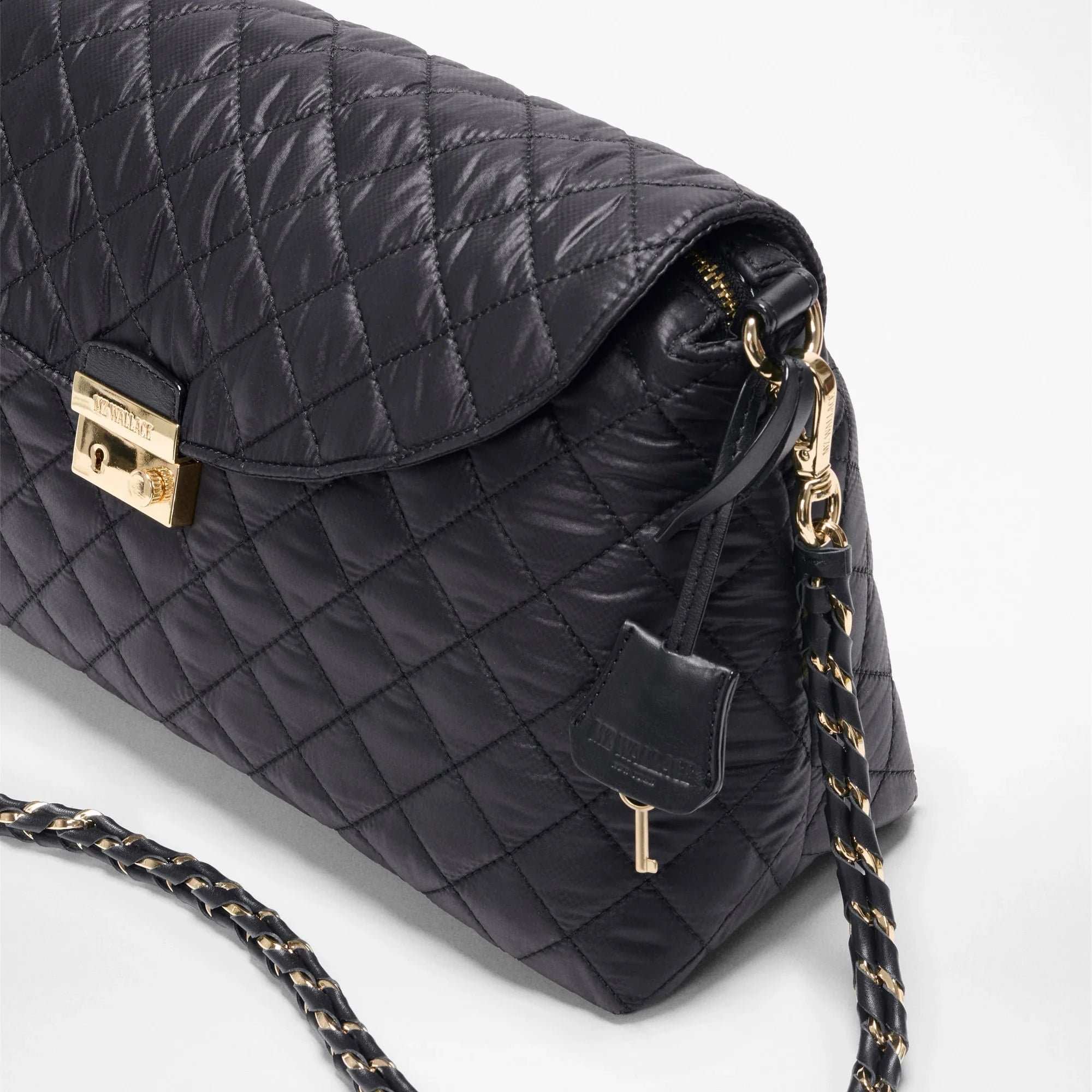 MZ Wallace Crosby Lock Shoulder Black - Big Bag NY