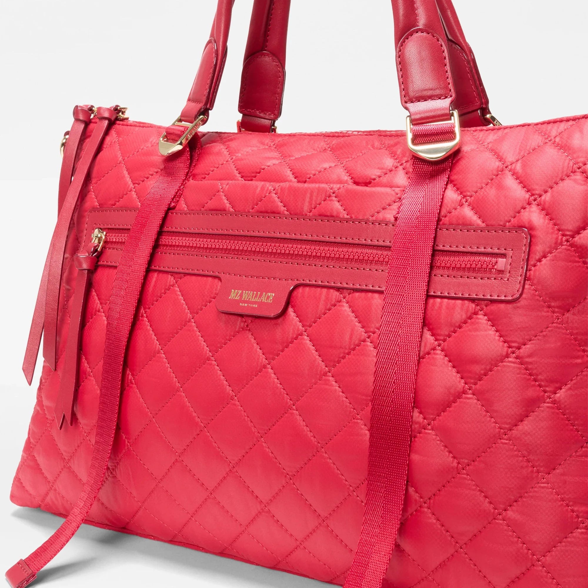 MZ WALLACE Medium Park Satchel
 Apple - Big Bag NY