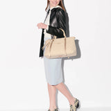 MZ WALLACE Medium Park Satchel
 Buff - Big Bag NY