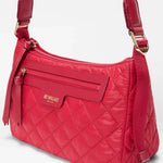 MZ WALLACE Small Park Shoulder Bag in Apple Red - Big Bag NY