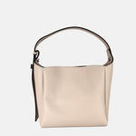 LORISTELLA Eva Small Leather Bucket Bag in Vanilla - Big Bag NY
