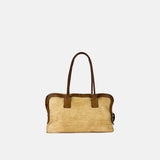 VLD SILHOUETTE Baguette style Raffia Tote - Big Bag NY