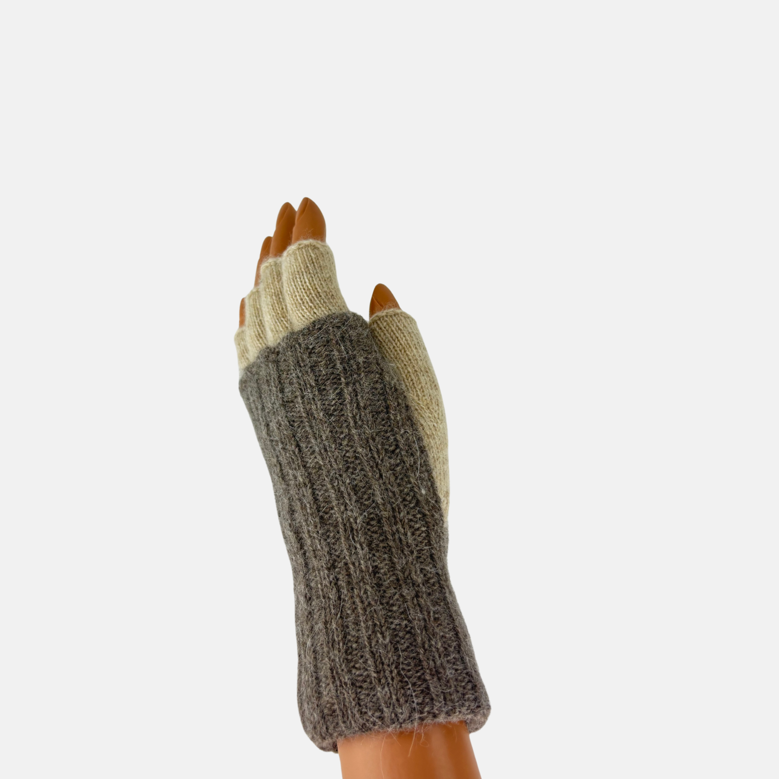 Santacana Two Tone Fingerless Gloves - Big Bag NY