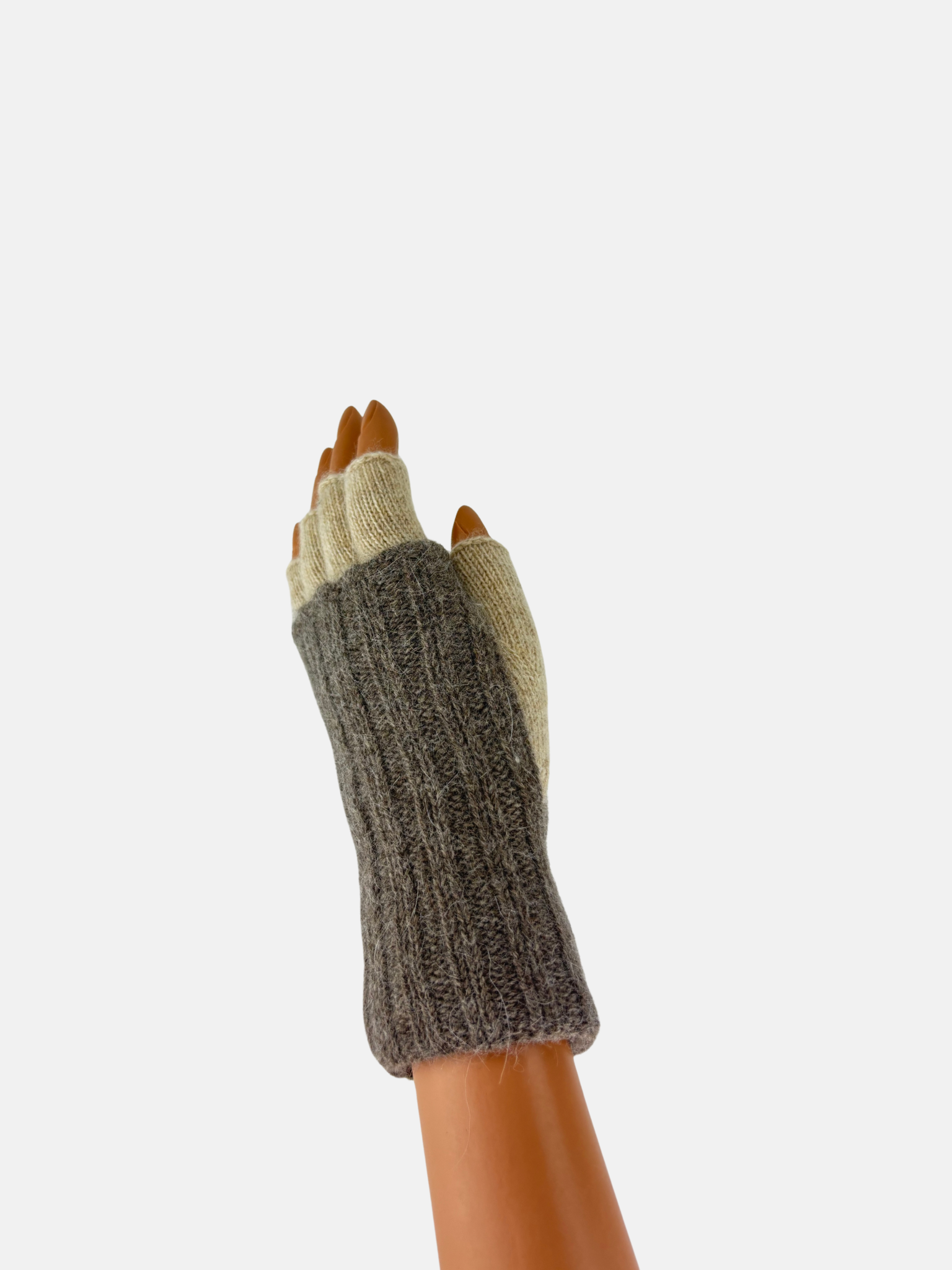 Santacana Two Tone Fingerless Gloves - Big Bag NY
