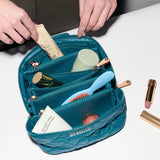 MZ WALLACE Metro Accordion Cosmetic Case in Pacific - Big Bag NY