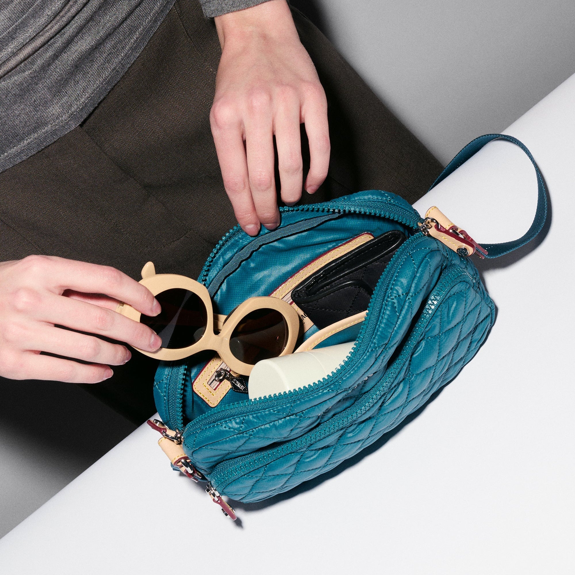 MZ Wallace Small Metro Camera Bag in Pacific - Big Bag NY