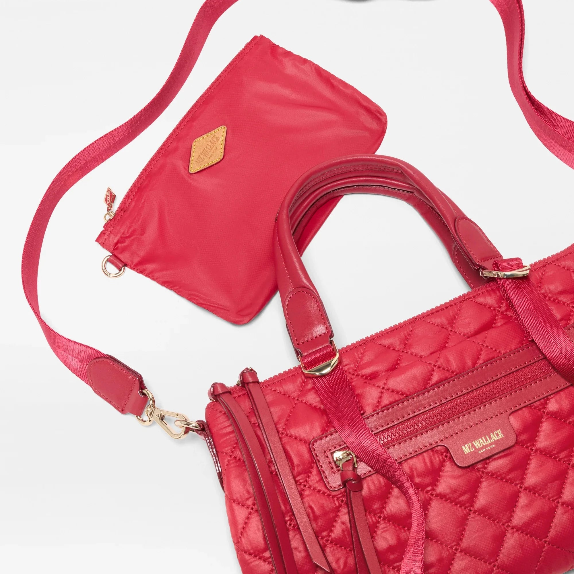 Small Park Satchel in Apple Red - Big Bag NY 
