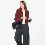 Small Park Satchel in Black - Big Bag NY 