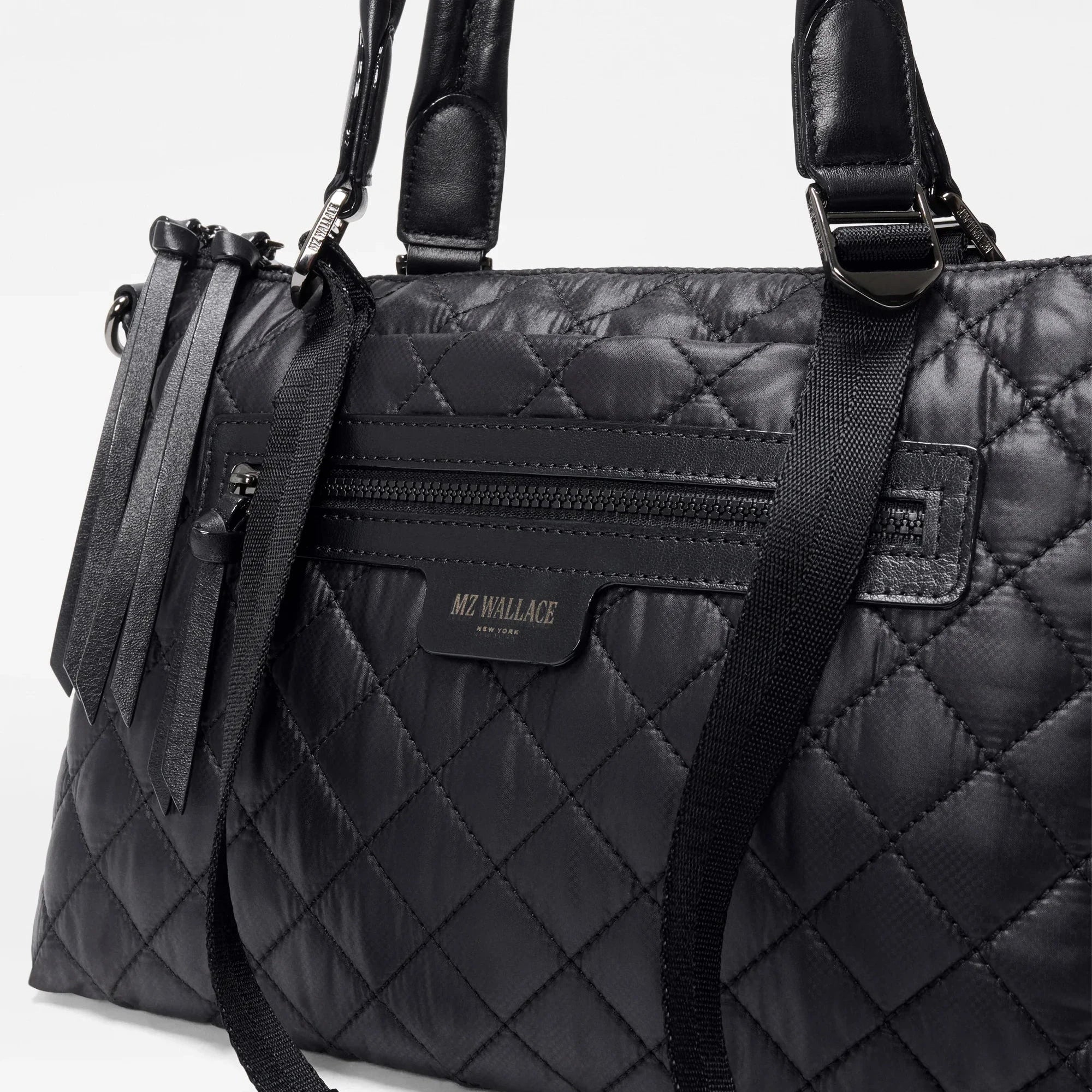 Small Park Satchel in Black - Big Bag NY 