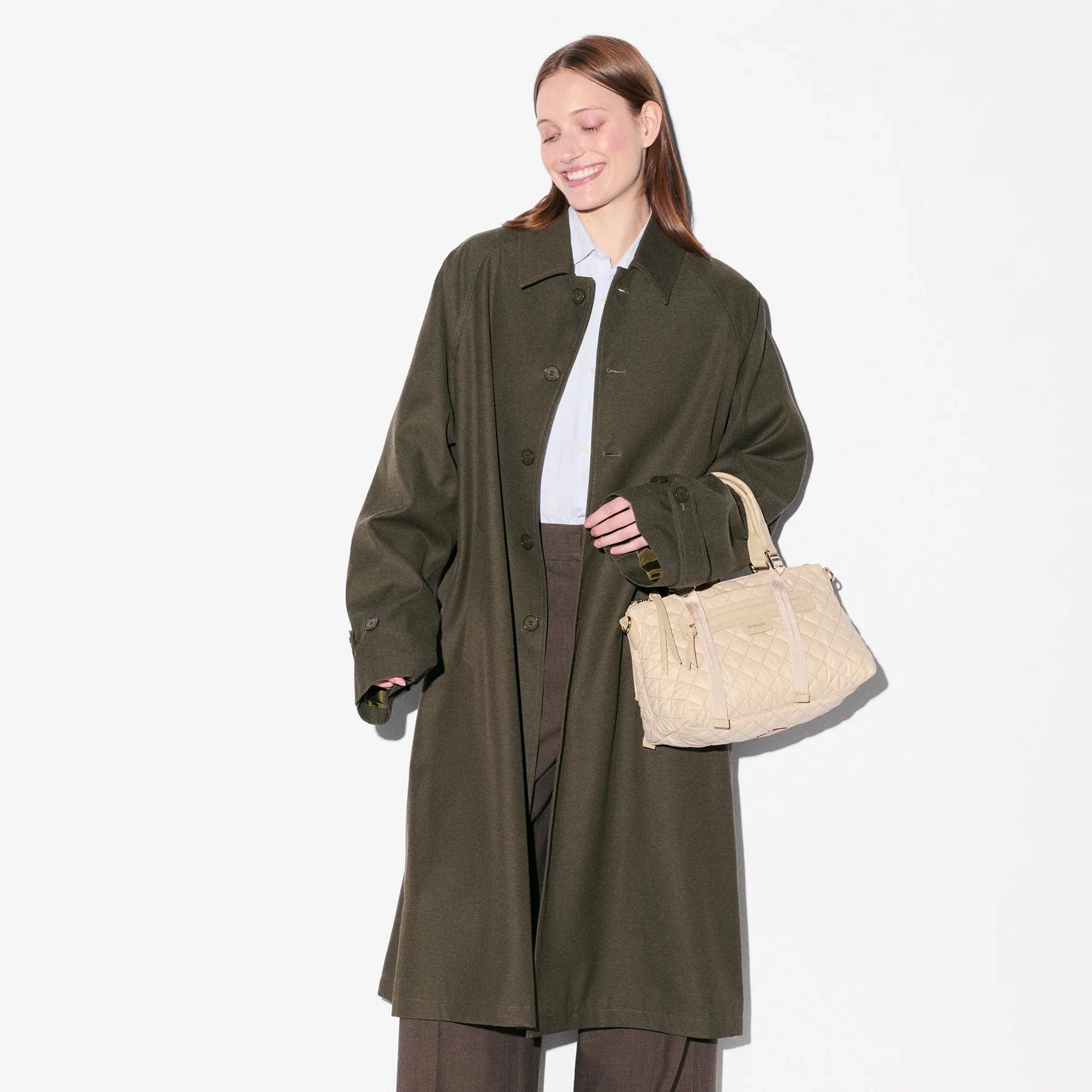 Small Park Satchel in Buff - Big Bag NY 