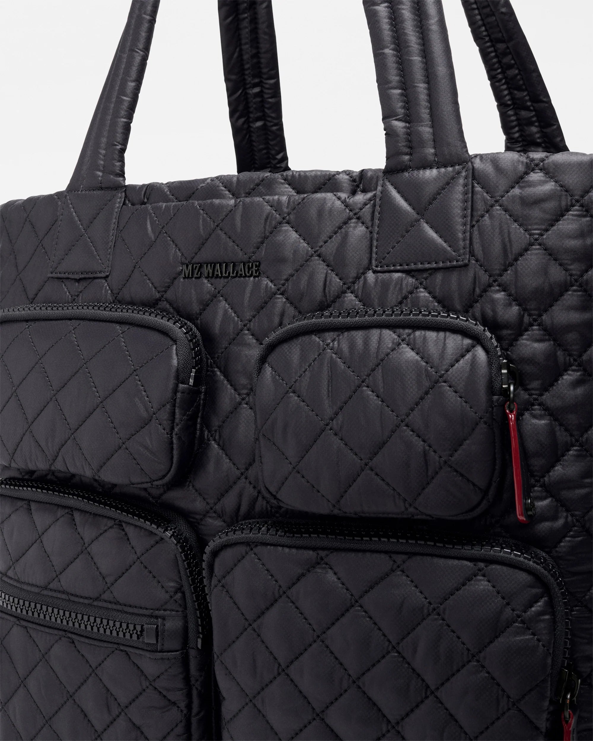 MZ Wallace Large Metro Travel Tote in Black - Big Bag NY