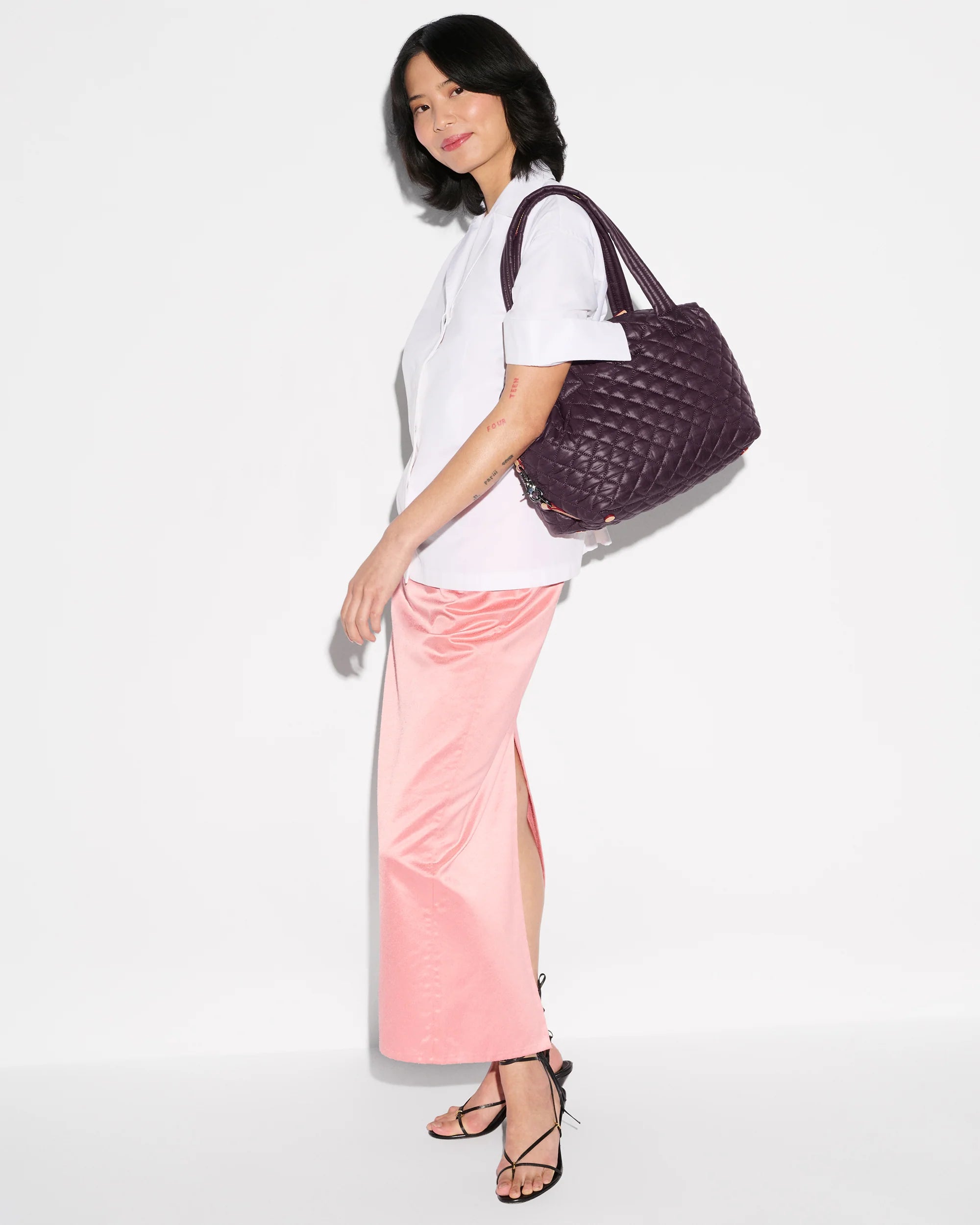 MZ Wallace Medium Sutton Deluxe in Raisin - Big Bag NY