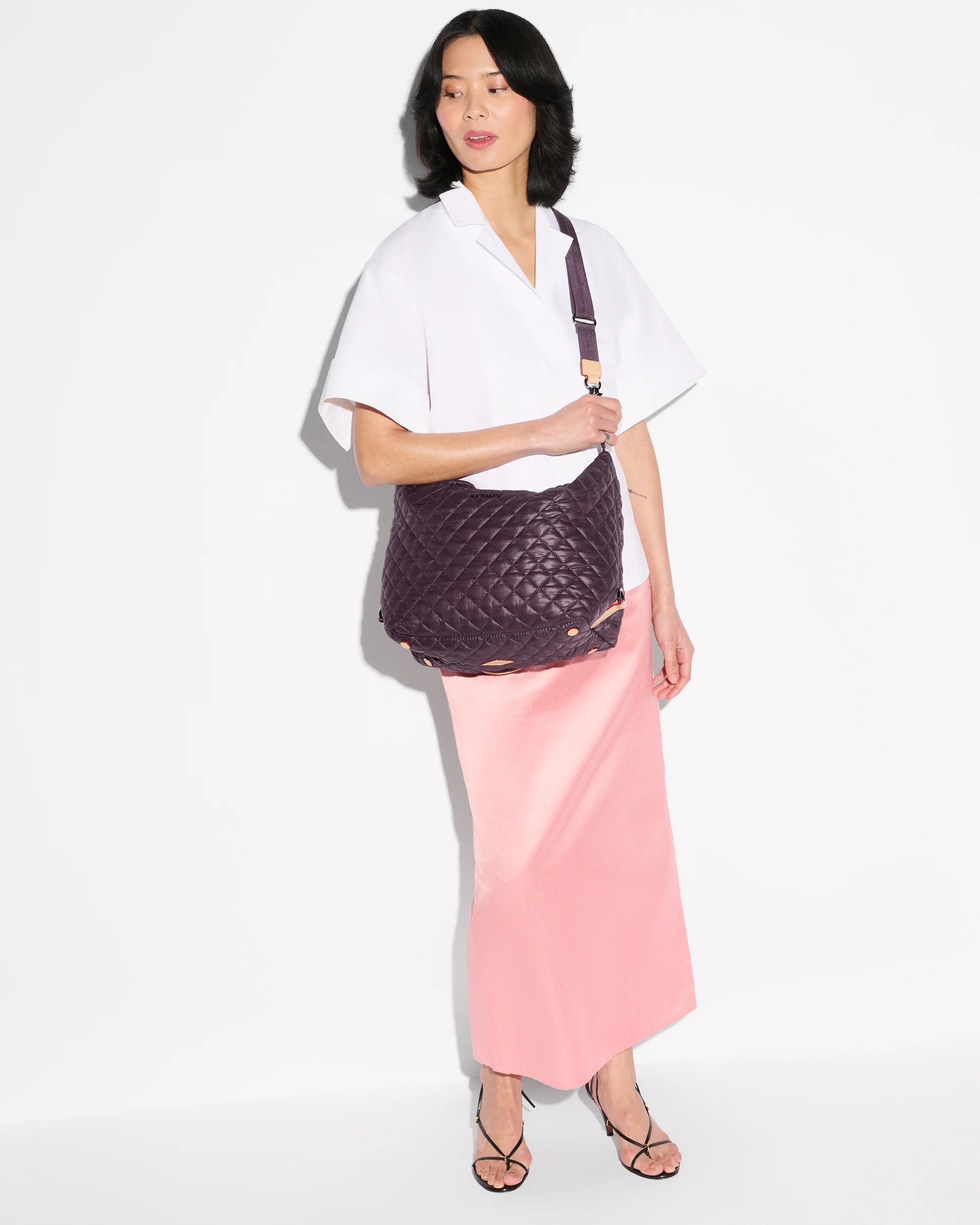 MZ Wallace Medium Sutton Deluxe in Raisin - Big Bag NY
