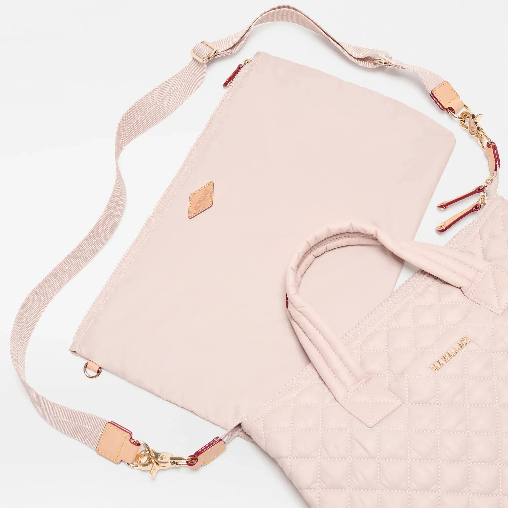 MZ Wallace Small Sutton Deluxe in City Pink - Big Bag NY