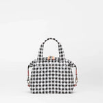 MZ Wallace Small Sutton Deluxe in Black and White Gingham - Big Bag NY