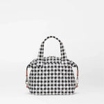 MZ Wallace Small Sutton Deluxe in Black and White Gingham - Big Bag NY