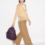 MZ Wallace Madison Backpack in Raisin - Big Bag NY