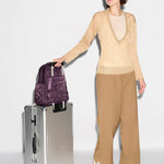 MZ Wallace Madison Backpack in Raisin - Big Bag NY