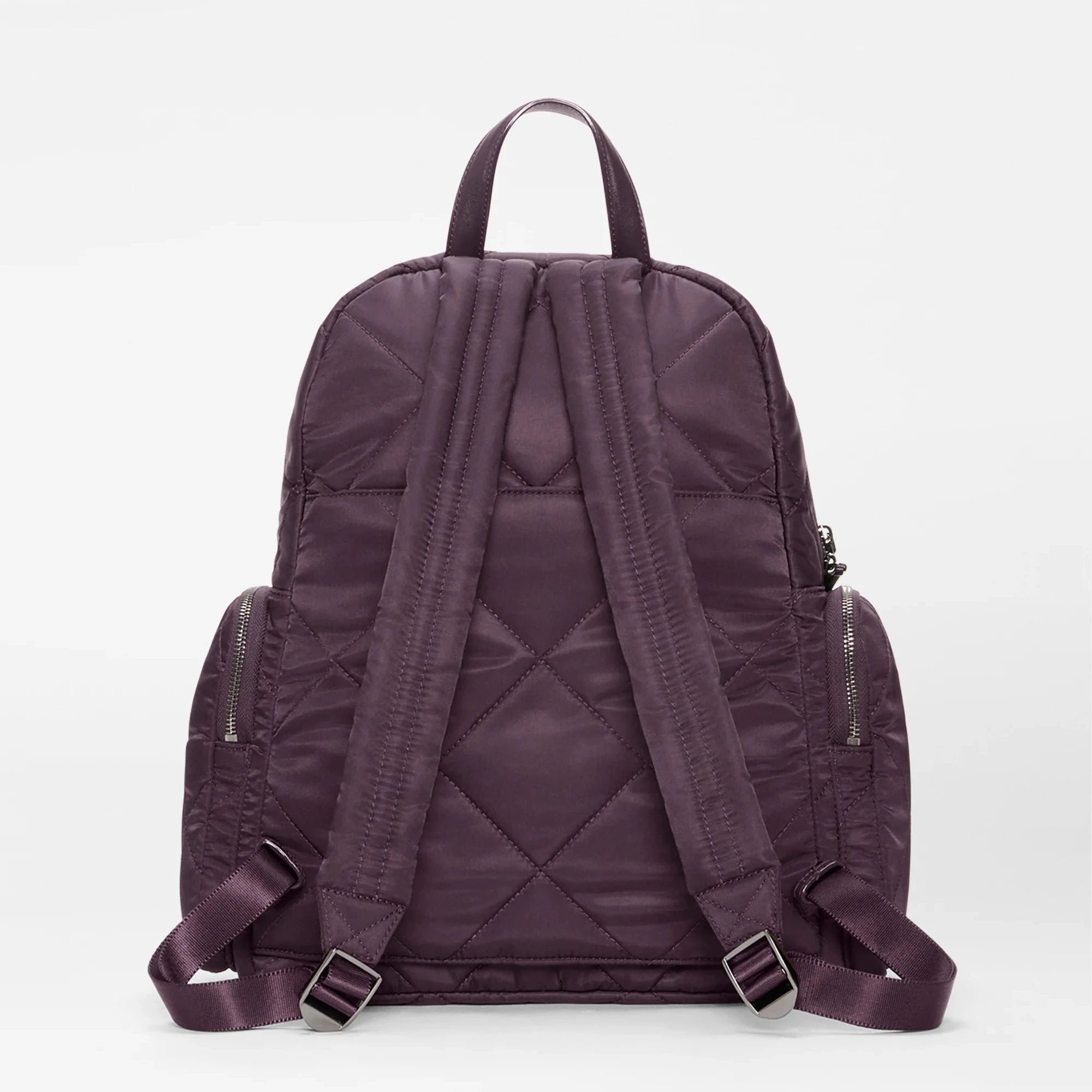 MZ Wallace Madison Backpack in Raisin - Big Bag NY