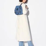 MZ Wallace Mini Crosby Backpack in True Blue Denim - Big Bag NY