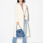 MZ Wallace Mini Crosby Backpack in True Blue Denim - Big Bag NY