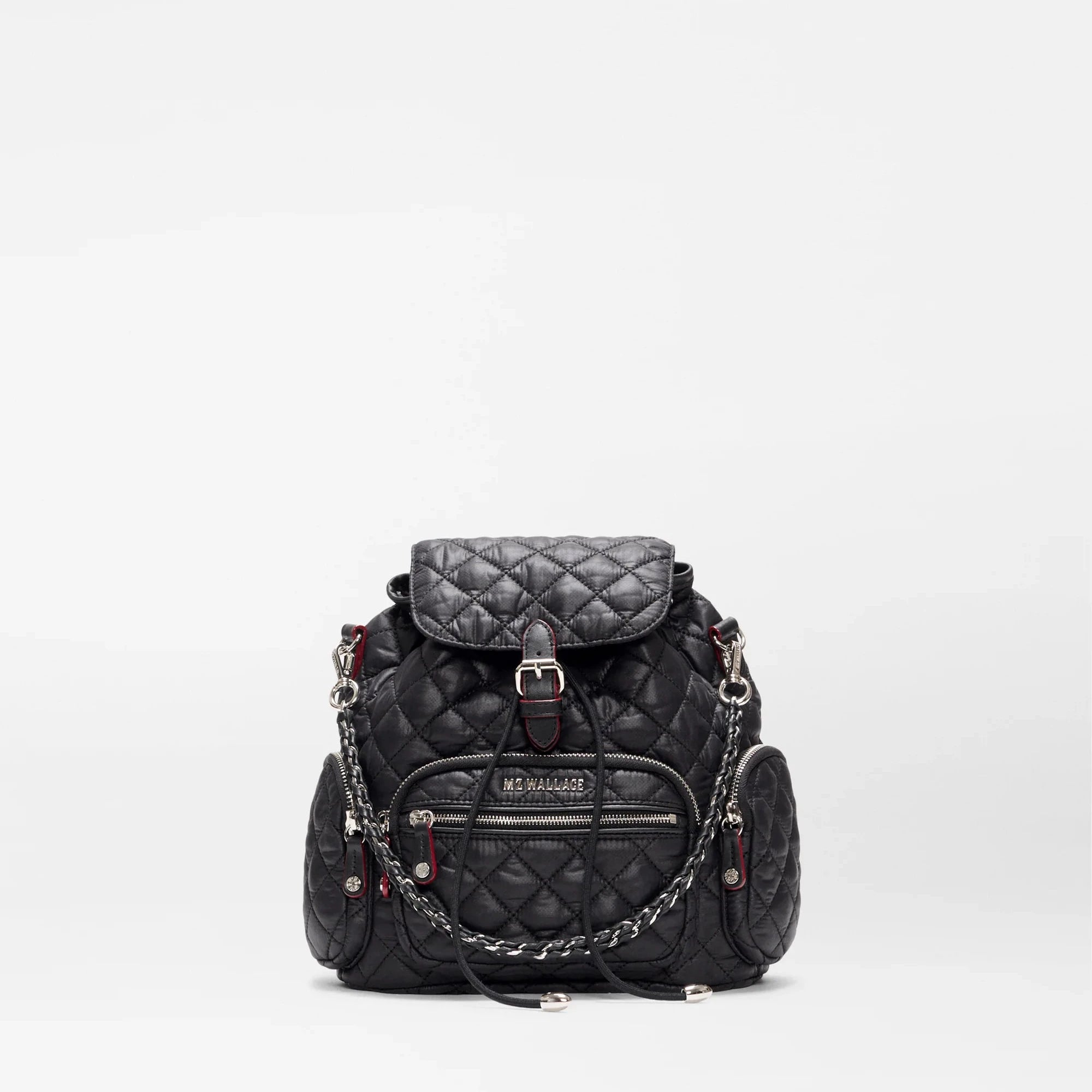 MZ Wallace Mini Crosby Backpack in Black - Big Bag NY