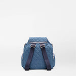 MZ Wallace Mini Crosby Backpack in True Blue Denim - Big Bag NY