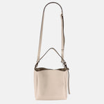LORISTELLA Eva Small Leather Bucket Bag in Vanilla - Big Bag NY