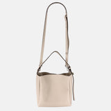 LORISTELLA Eva Small Leather Bucket Bag in Vanilla - Big Bag NY