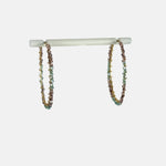 Dana Kellin Beaded Hoop Earrings - Big Bag NY