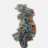 Storiatipic Angie Wool Scarf in Grey - Big Bag NY
