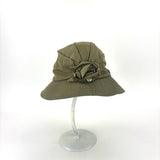 Rain Hat with Flower Detail
