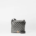 Pewter Metallic MZ Wallace Metro Flat Crossbody - Big Bag NY